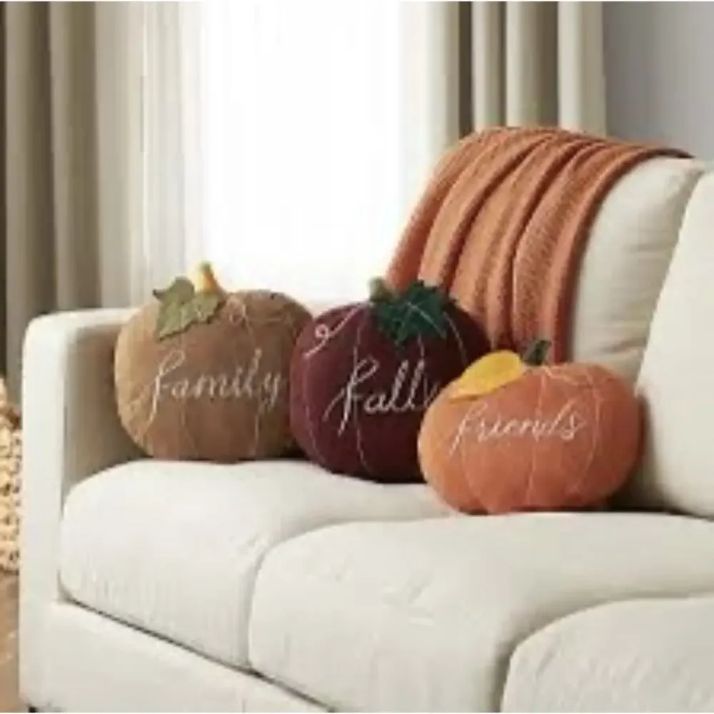 Kohls‎ Fall Throw Pillows Celebrate Together Family 3 Pack Set Friend Family
